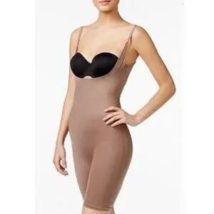 Spanx Open Bust Midthigh Bodysuit